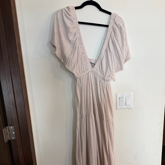 Free People Elegant Cream Maxi Dress - Picture 1 of 2